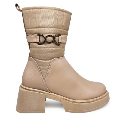 BOTIN CASUAL - Código: BC30 NEGRO-BEIGE-38