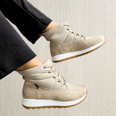 BOTÍN IMPERMEABLE ÁRTICO-BEIGE-38