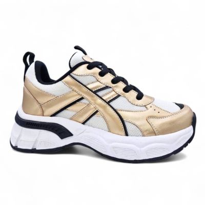ZAPATILLAS URBANAS - Código: ZU139-DORADO-38