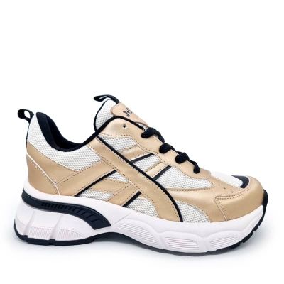 ZAPATILLAS URBANAS - Código: ZU139-DORADO-37